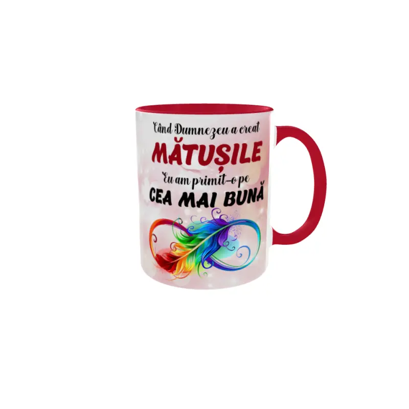 Cand dumnezeu a creat matusile, cana ceramica, 330ml, cgs1834
